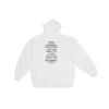 Hoodie Balenciaga x FORTNITE, corte médio, «Branco» 600583TLVO49040