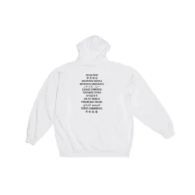 Hoodie Balenciaga x FORTNITE, corte médio, «Branco» 600583TLVO49040