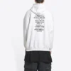 Hoodie Balenciaga x FORTNITE, corte médio, «Branco» 600583TLVO49040