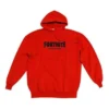Hoodie Balenciaga x FORTNITE, corte médio, «Red» 600583TLVO46506