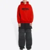 Hoodie Balenciaga x FORTNITE, corte médio, «Red» 600583TLVO46506