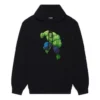 Hoodie Balenciaga x Marvel Hulk, corte médio, «Preto» 600583TLV581000