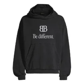 Hoodie BB Be Different Popover «Preto Branco» 720406TNVB41070
