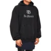 Hoodie BB Be Different Popover «Preto Branco» 720406TNVB41070