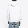Hoodie BB Pixel de corte médio «Branco» 578135TKVI89040