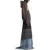 Hoodie com bolso rasgado Tape Type, corte largo «Cinza escuro» 744441TQVA98519