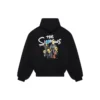Hoodie com capuz acolchoado Balenciaga x The Simpsons «Preto» 657115TLVG71000