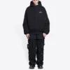 Hoodie com capuz acolchoado Balenciaga x The Simpsons «Preto» 657115TLVG71000