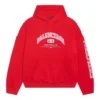 Hoodie com capuz Balenciaga, corte largo «Vermelho» 674986TLVJ26441