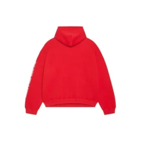 Hoodie com capuz Balenciaga, corte largo «Vermelho» 674986TLVJ26441