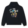 Hoodie com capuz Balenciaga x THE SIMPSONS em algodão, corte largo “Preto” 675003TLVG81000
