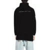 Hoodie com capuz Balenciaga x WFP, corte médio, «Preto» 600583TMVL11070