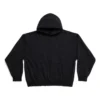 Hoodie com capuz, corte médio «Black Faded» 742603TOVF39034