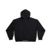 Hoodie com capuz, corte médio «Black Faded» 742603TOVF39034