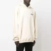Hoodie com capuz de corte largo para Political Campaign «White» 620973TKVI98962