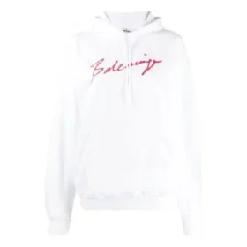 Hoodie com capuz de manga comprida SS21 Classic Logo Branca 583222TFV649783