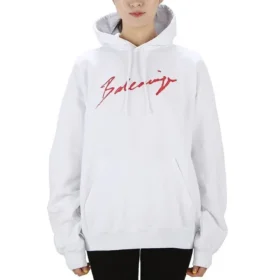 Hoodie com capuz de manga comprida SS21 Classic Logo Branca 583222TFV649783
