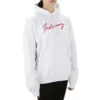 Hoodie com capuz de manga comprida SS21 Classic Logo Branca 583222TFV649783