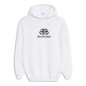 Hoodie com capuz e cordão Branca 570792TEV199044