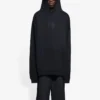 Hoodie com capuz e emblema BB bordado «Preto» 620973TKV721069