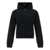 Hoodie com capuz e fecho «Black» 790382TQVN91000