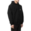Hoodie com capuz e fecho de correr com logótipo bordado «Preto» 674719TLVH81070