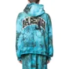 Hoodie com capuz e fecho de correr para skater, corte médio «Blue Sky» 744457TOVA84900