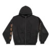 Hoodie com capuz e fecho Heavy Metal Oversized «Black Faded» 744444TOVD91055