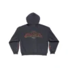 Hoodie com capuz e fecho Offshore, corte médio «Black Faded» 770939TPVM91568