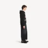 Hoodie com capuz e fecho «The Door» para homem, em tamanho oversized, na cor preta