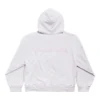 Hoodie com capuz e fecho traseiro, corte regular «Dirty White baby-pink» 803264TSVP12420