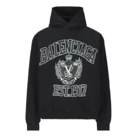 Hoodie com capuz e logótipo «Black Cottom» 744463TOVK28190