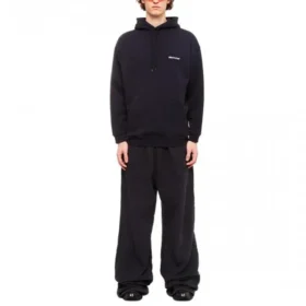 Hoodie com capuz e logótipo bordado «Navy» 570811TKVB53967