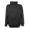 Hoodie com capuz e logótipo bordado «Preto Deslavado» 570811TKVB58190