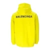 Hoodie com capuz e logótipo de corte médio «Yellow» 600583TIV847440