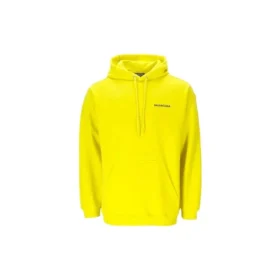 Hoodie com capuz e logótipo de corte médio «Yellow» 600583TIV847440