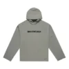 Hoodie com capuz e logótipo esbatido «Cinza» 661711TKVD68174