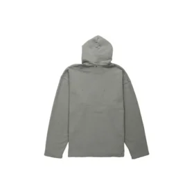Hoodie com capuz e logótipo esbatido «Cinza» 661711TKVD68174