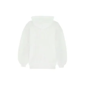 Hoodie com capuz e logótipo impresso SS21 Branco 641529TJVI69040