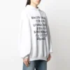 Hoodie com capuz e logótipo impresso SS21 Branco 641529TJVI69040