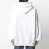 Hoodie com capuz e logótipo impresso SS21 Branco 641529TJVI69040