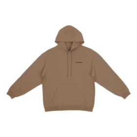 Hoodie com capuz e logótipo nas costas, corte regular «Castanho» 600583TMVF57761