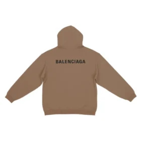 Hoodie com capuz e logótipo nas costas, corte regular «Castanho» 600583TMVF57761