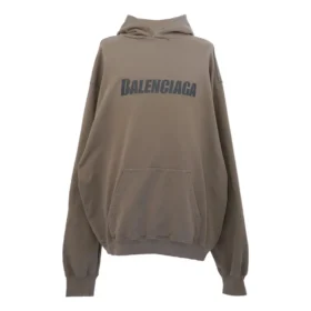 Hoodie com capuz e logótipo quadrado «Taupe Black» 729361TNVL27761