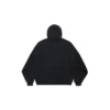 Hoodie com capuz I Love Paris da Balenciaga, corte largo, “Black Faded” 803265TRVM61041
