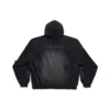 Hoodie com capuz Paris Moon sem bolsos, tamanho grande «Black Faded» 744462TOVE31055
