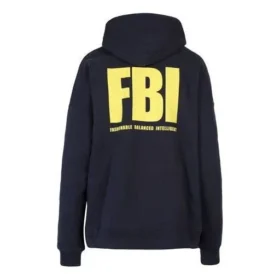 Hoodie com capuz reversível do FBI «Ano do Tigre» «Azul-marinho» 682144TLVM44084
