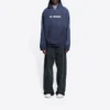 Hoodie com capuz sem comentários, corte largo «Azul-marinho» 674986TLVG43967