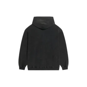 Hoodie com capuz Sporty B, corte médio «Preto» 600583TLVA11070