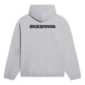 Hoodie com capuz Turn, corte largo «Cinza mesclado e preto» 674986TLVB41167 Hoodie com capuz Turn, corte largo «Cinza mesclado e preto» 674986TLVB41167